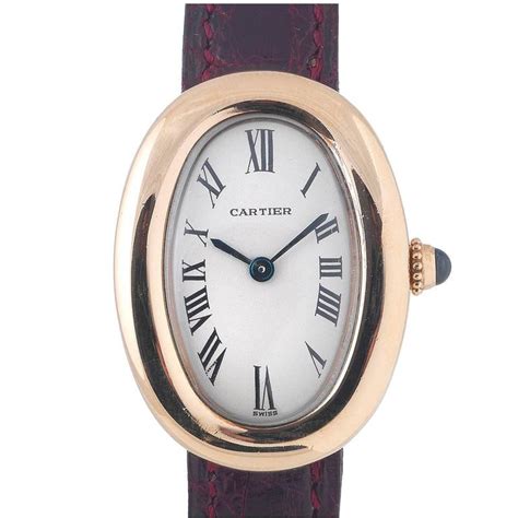 cartier watch oval|baignoire cartier watch price.